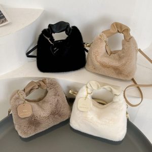 plush handbag