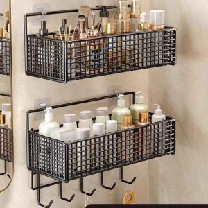 Bathroom storage rack